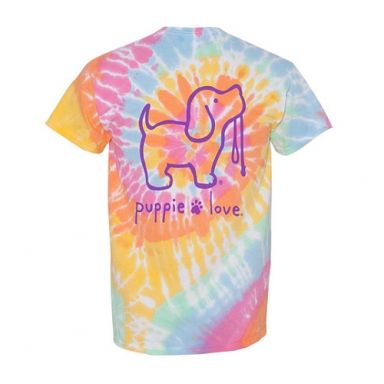 Puppie Love Tshirts - Tie Dye Pup